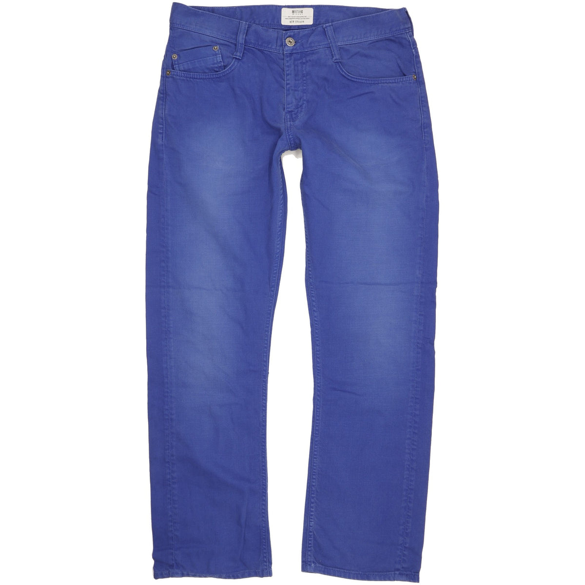 Mustang New Oregon Men Blue Straight Regular Jeans W34 L32