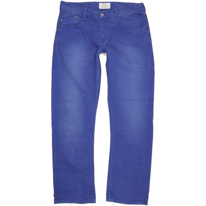 Mustang New Oregon Men Blue Straight Regular Jeans W34 L32