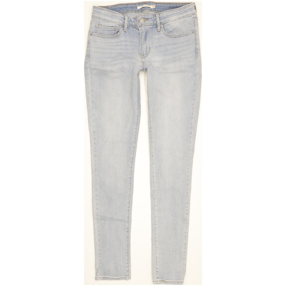 Levi's 711 Women Blue Skinny Slim Stretch Jeans W28 L30