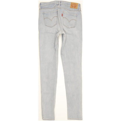 Levi's 711 Women Blue Skinny Slim Stretch Jeans W28 L30