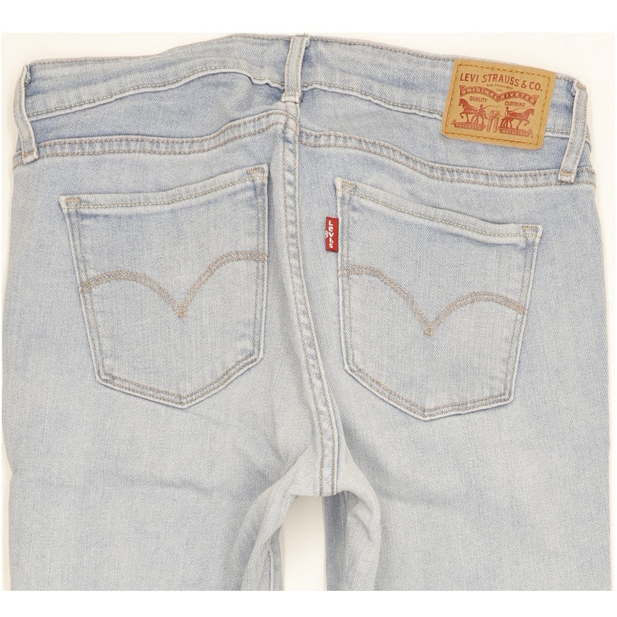 Levi's 711 Women Blue Skinny Slim Stretch Jeans W28 L30