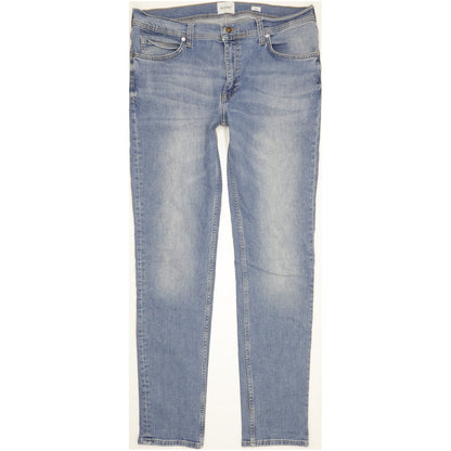 Mustang Men Blue Skinny Slim Stretch Jeans W36 L33