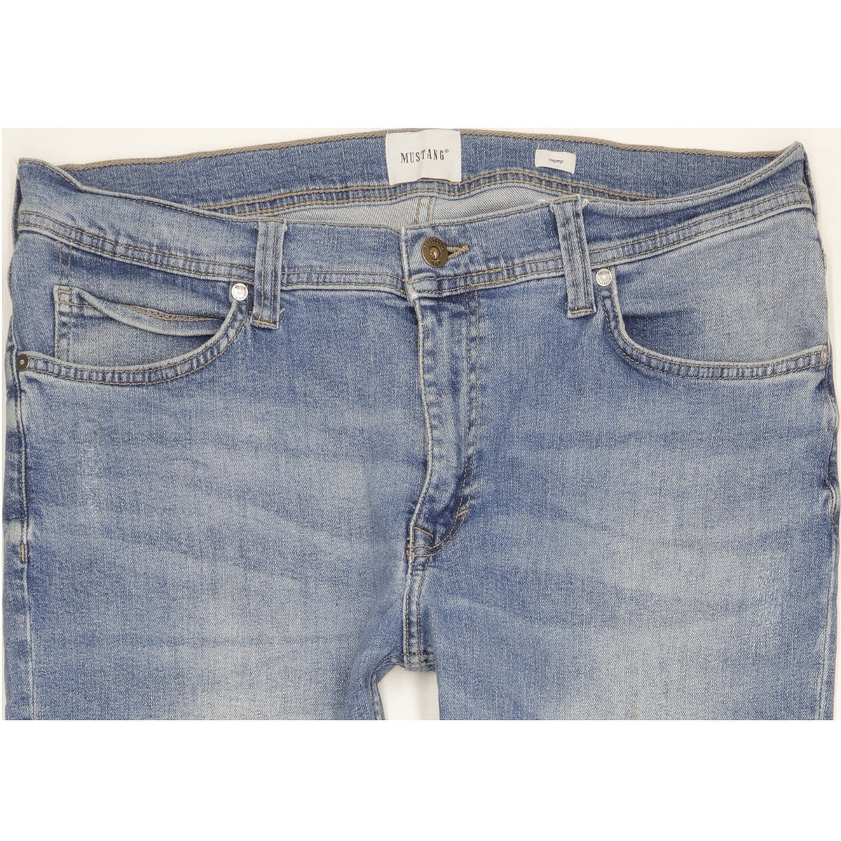 Mustang Men Blue Skinny Slim Stretch Jeans W36 L33