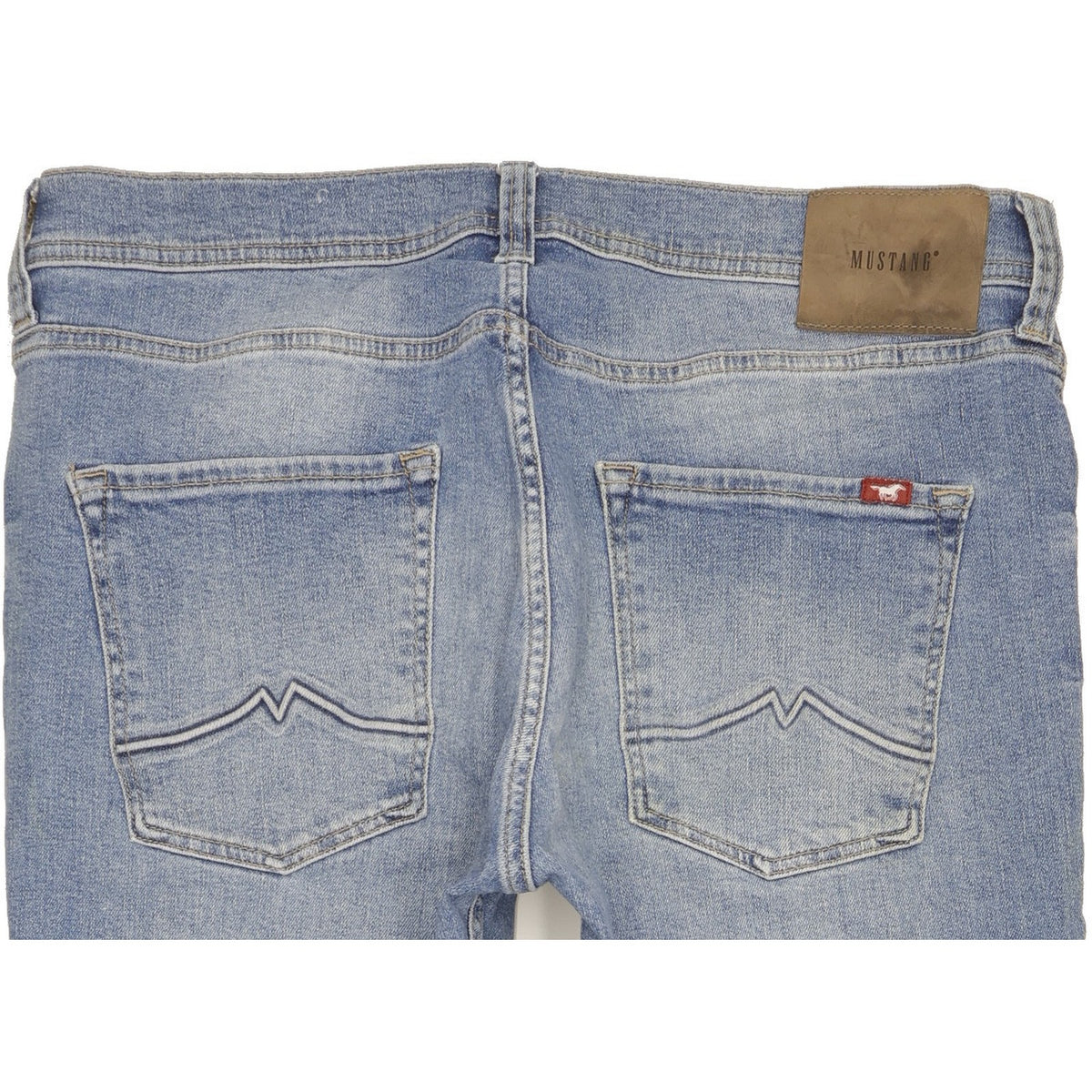Mustang Men Blue Skinny Slim Stretch Jeans W36 L33