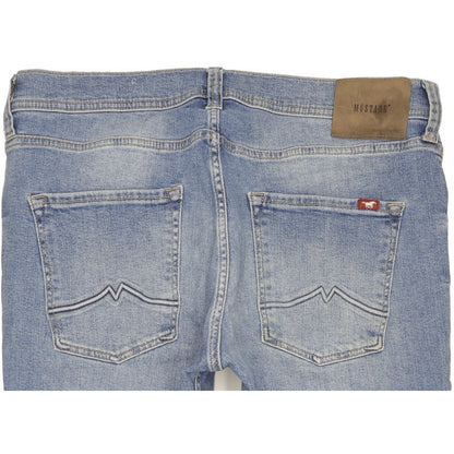 Mustang Men Blue Skinny Slim Stretch Jeans W36 L33