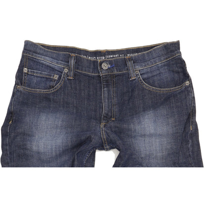 Mustang Big Sur Men Blue Straight Regular Stretch Jeans W34 L36