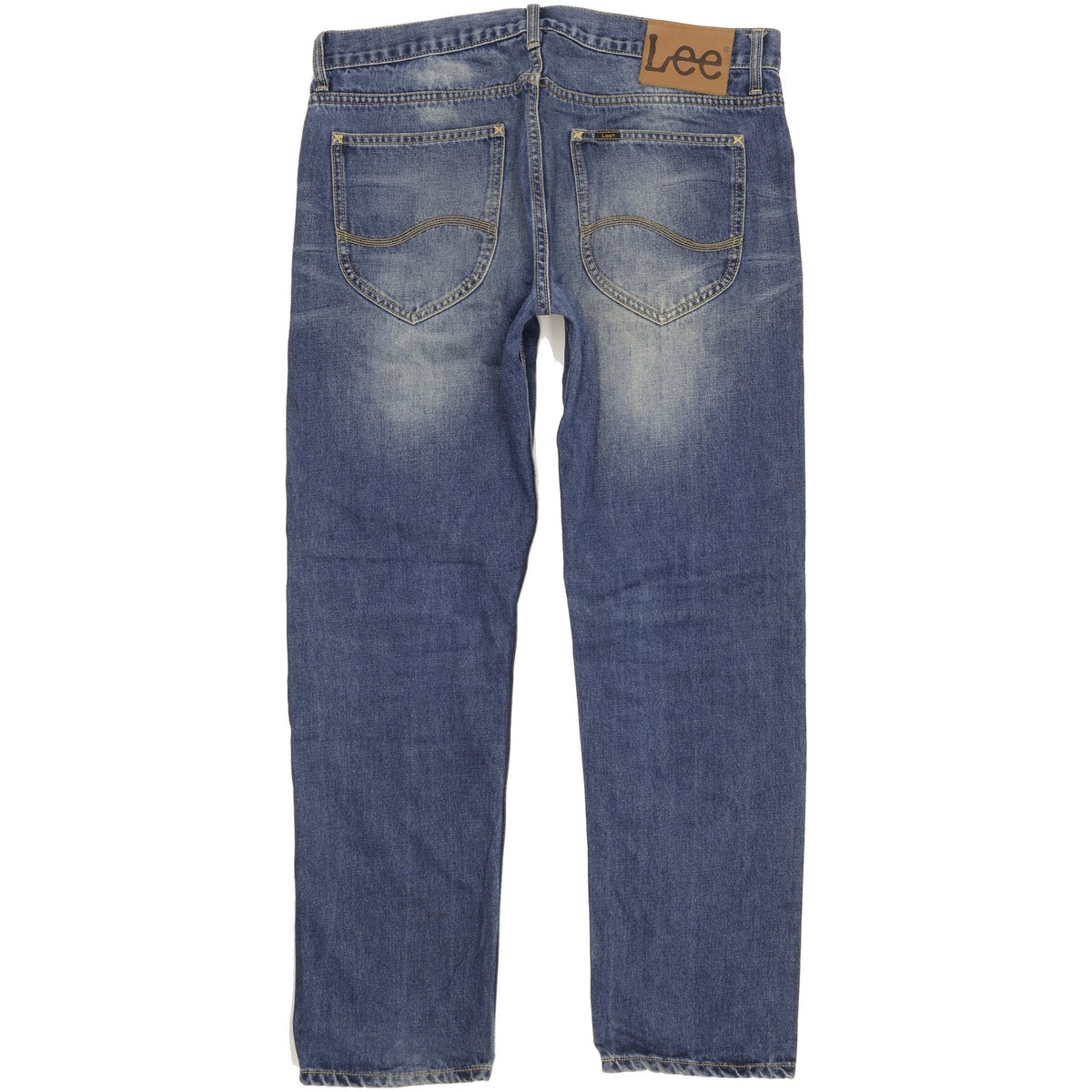 Lee Knox Men Blue Straight Regular Jeans W36 L31