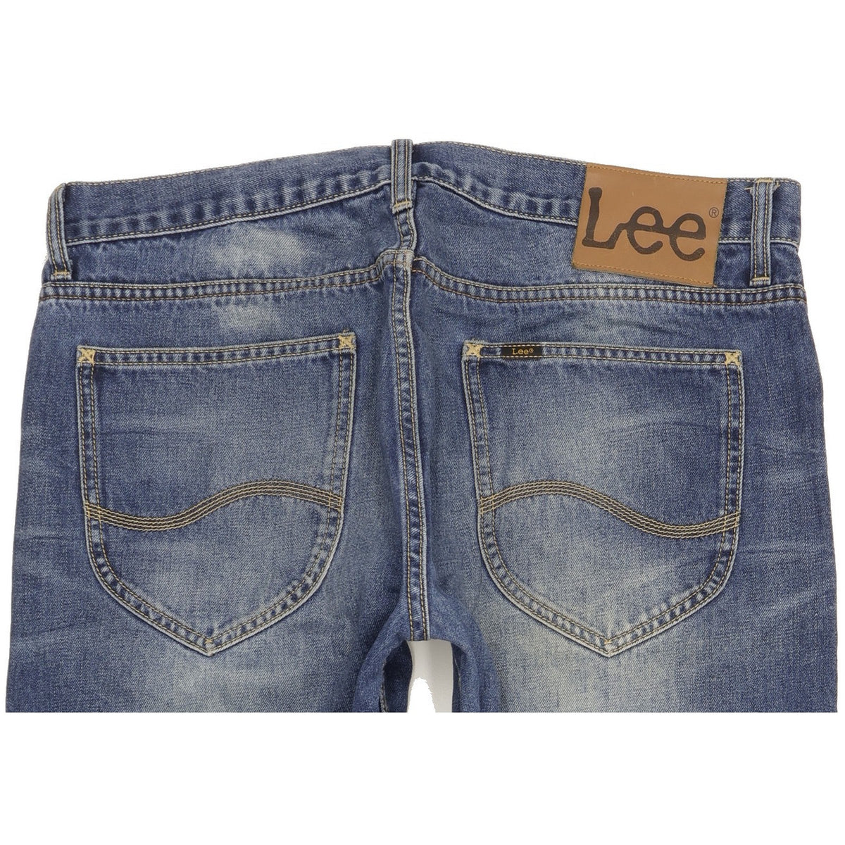Lee Knox Men Blue Straight Regular Jeans W36 L31