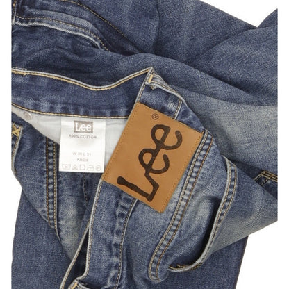 Lee Knox Men Blue Straight Regular Jeans W36 L31