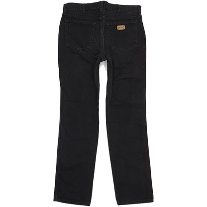 Wrangler Texas Men Black Straight Regular Jeans W35 L33