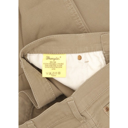 Wrangler Texas Men Green Straight Regular Stretch Jeans W33 L34