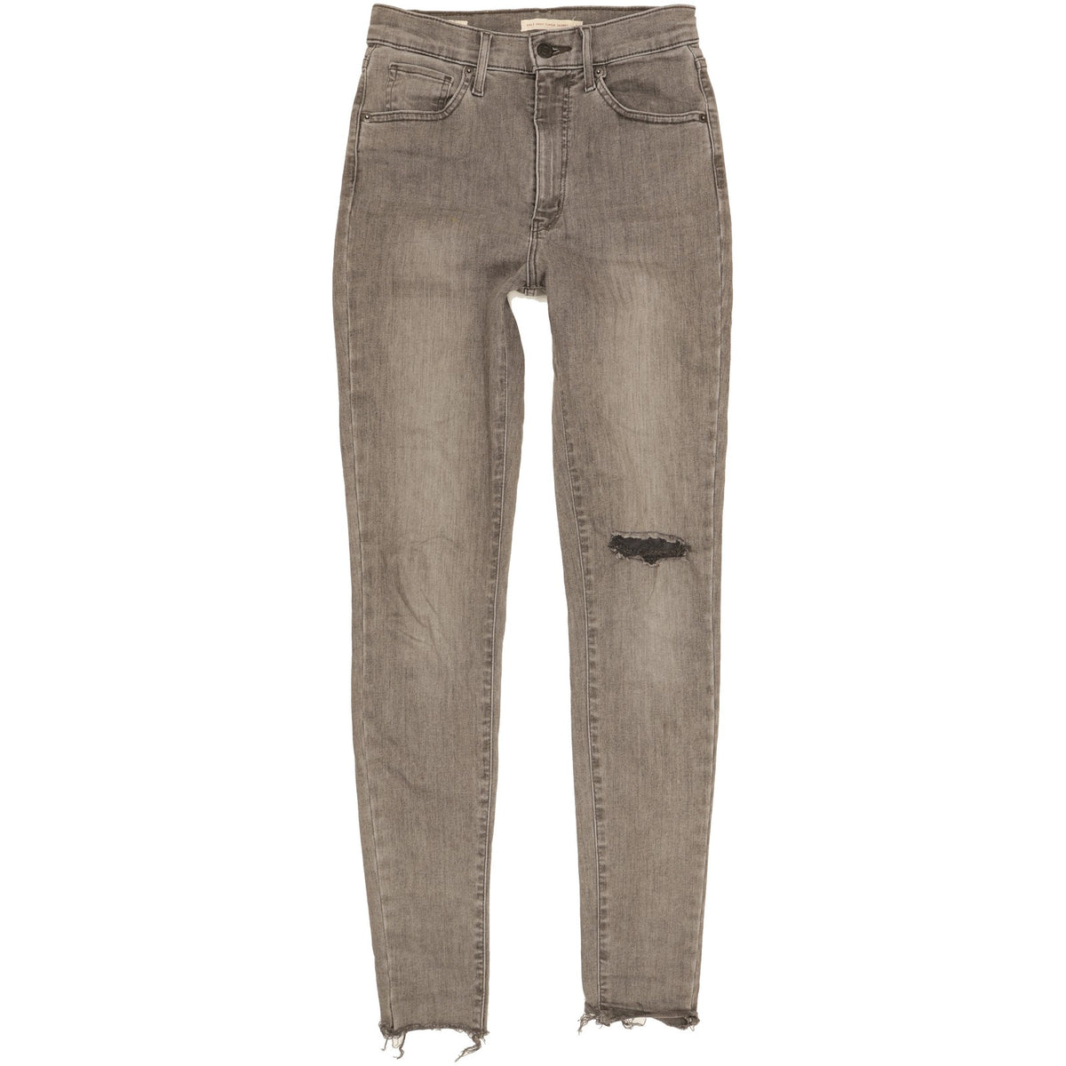 Levi's Mile Grey Skinny Slim Stretch Jeans High Waisted W28 L31