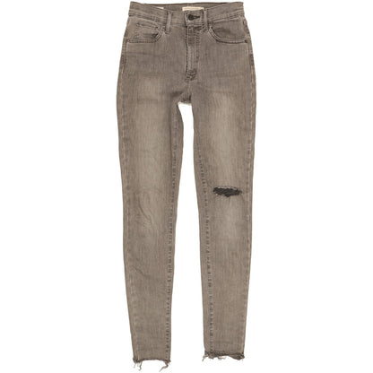 Levi's Mile Grey Skinny Slim Stretch Jeans High Waisted W28 L31