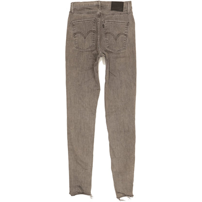 Levi's Mile Grey Skinny Slim Stretch Jeans High Waisted W28 L31
