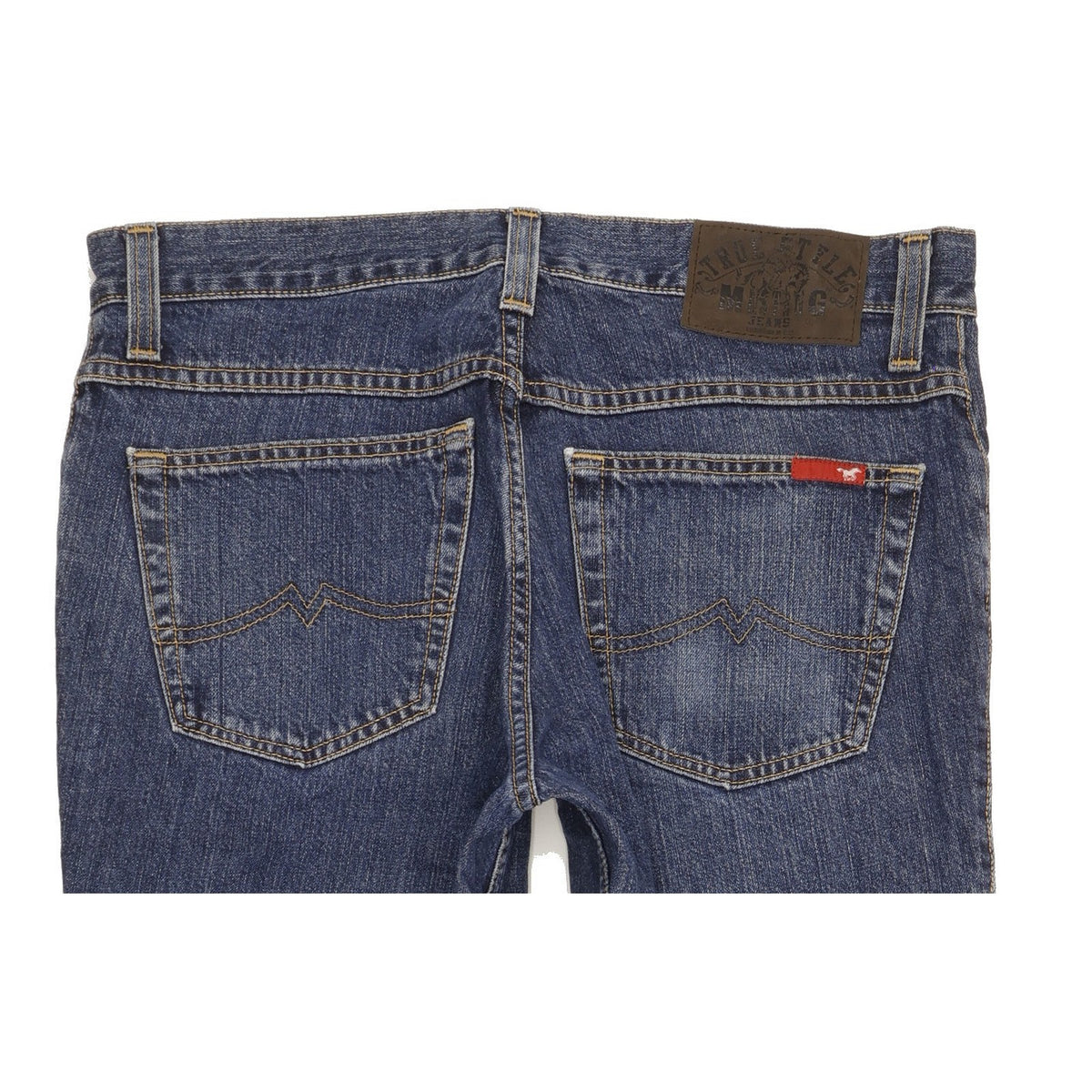 Mustang Tramper Men Blue Straight Regular Jeans W35 L30