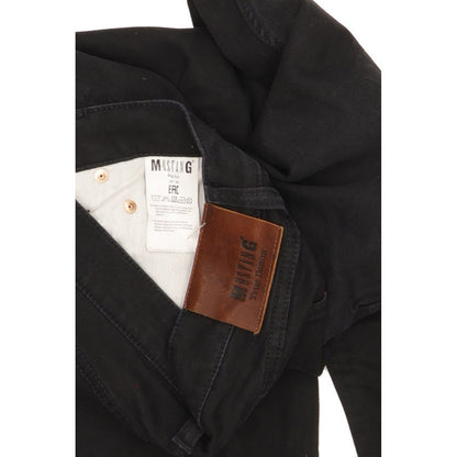 Mustang Big Sur Men Black Straight Regular Stretch Jeans W34 L35