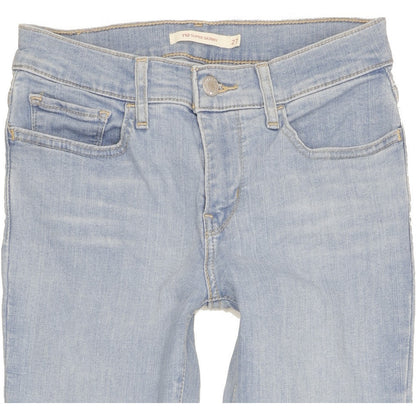 Levi's 710 Super Women Blue Skinny Slim Stretch Jeans W27 L30