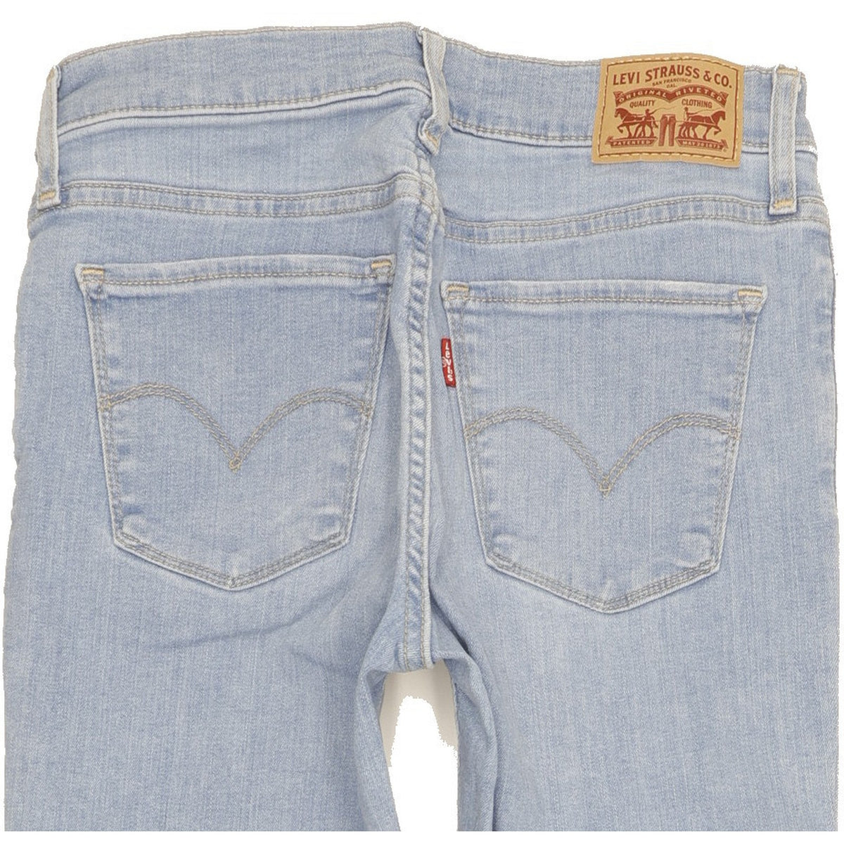 Levi's 710 Super Women Blue Skinny Slim Stretch Jeans W27 L30