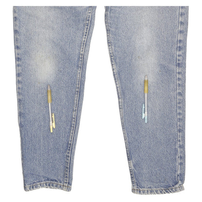 Lee Vintage Blue Tapered Relaxed Jeans High Waisted W30 L29