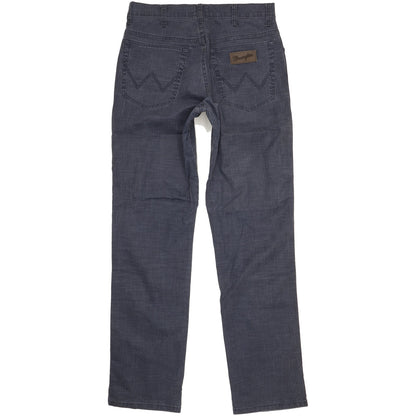 Wrangler Texas Men Blue Straight Regular Stretch Jeans W33 L34