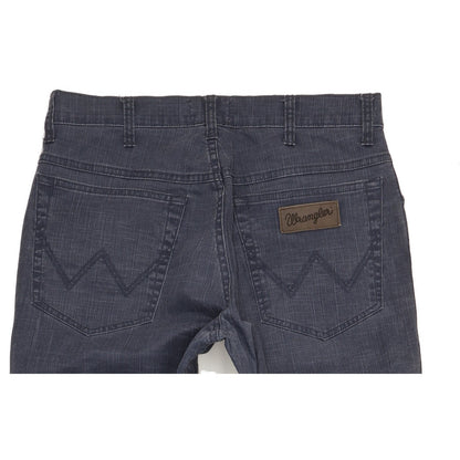 Wrangler Texas Men Blue Straight Regular Stretch Jeans W33 L34