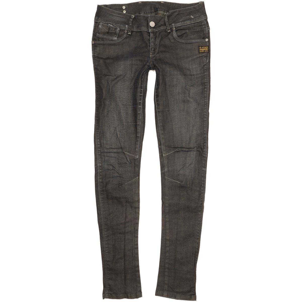 G-Star Fender Women Navy Skinny Slim Stretch Jeans W29 L32