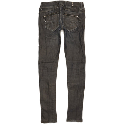G-Star Fender Women Navy Skinny Slim Stretch Jeans W29 L32