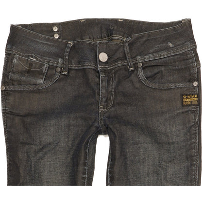 G-Star Fender Women Navy Skinny Slim Stretch Jeans W29 L32