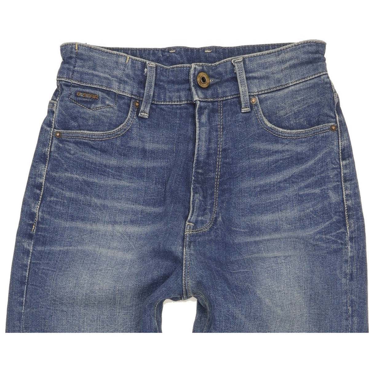 G-Star Janeh Blue Tapered Slim Mom Jeans High Waisted W24 L30