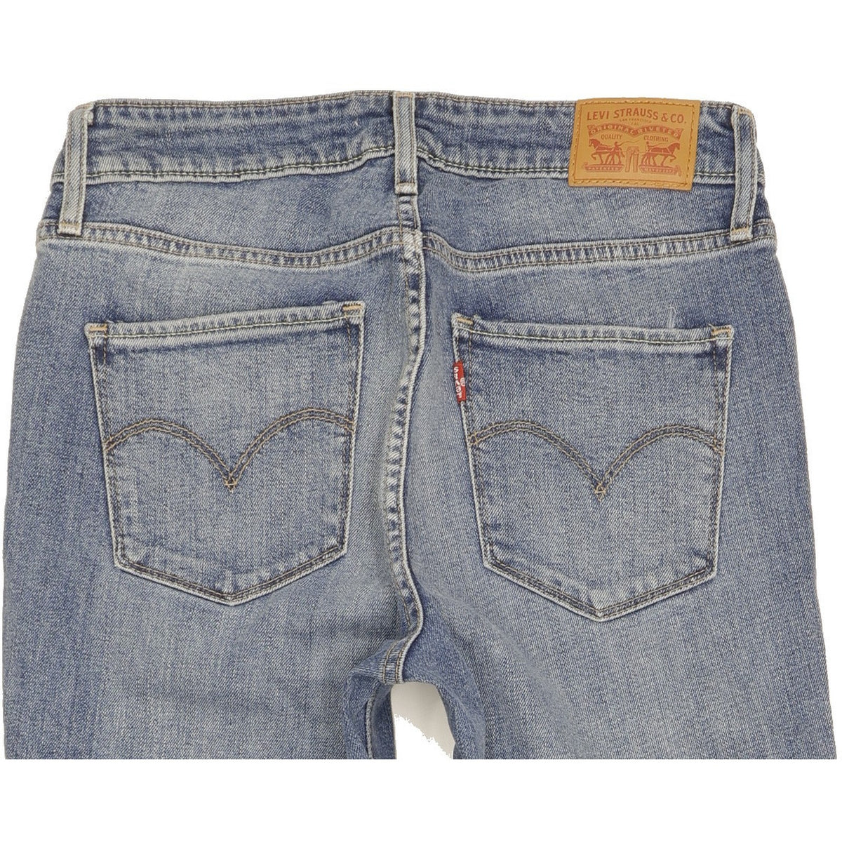Levi's 721 Women Blue Skinny Slim Stretch Jeans W28 L34