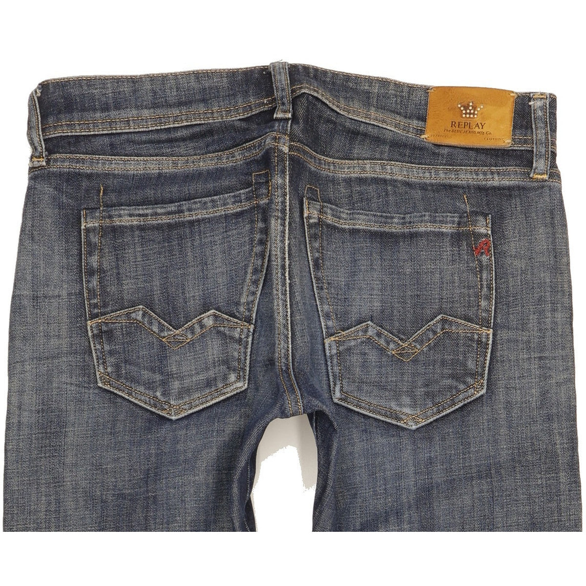 Replay Jeanne Women Blue Skinny Slim Stretch Jeans W25 L26