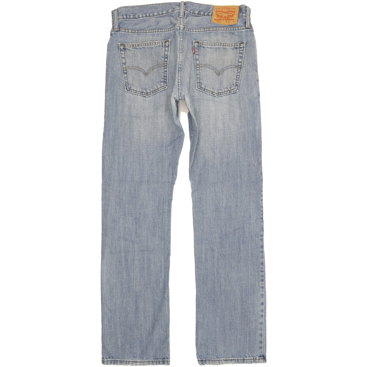 Levi's 514 Men Blue Straight Slim Jeans W33 L34