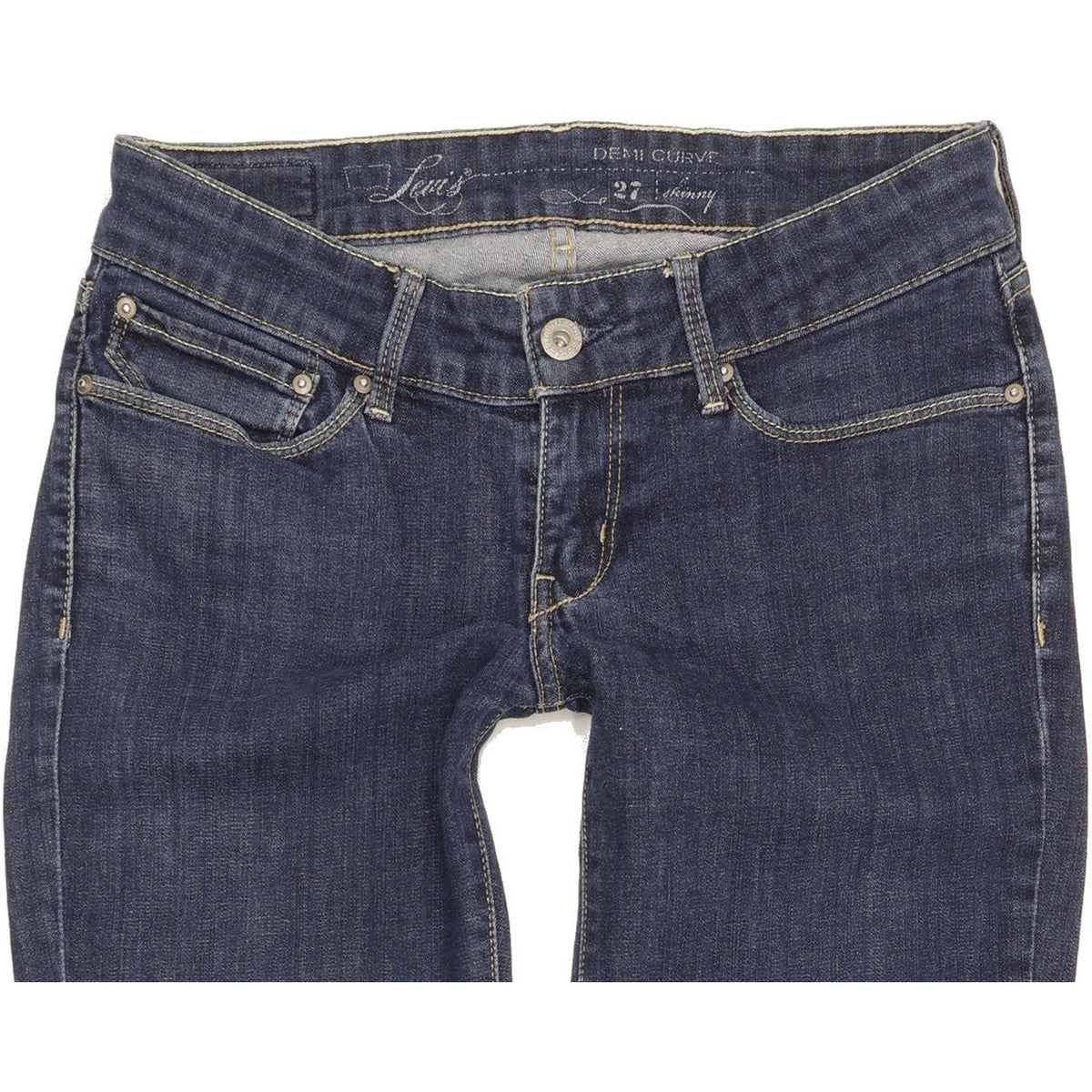 Levi's Demi Curve Women Blue Skinny Slim Stretch Jeans W27 L33