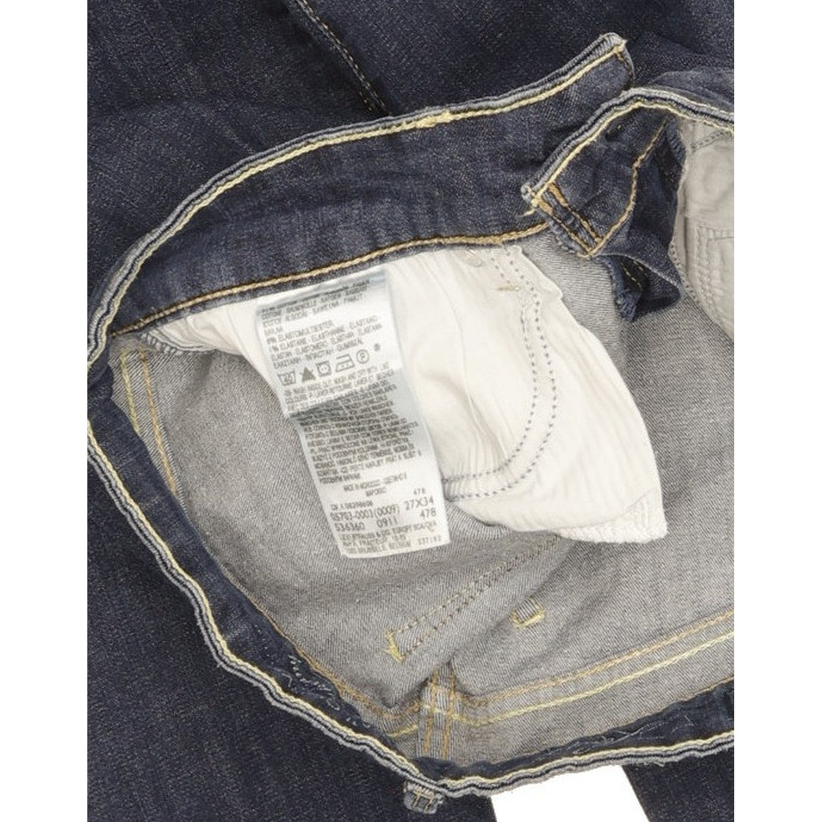 Levi's Demi Curve Women Blue Skinny Slim Stretch Jeans W27 L33