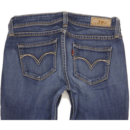 Levi's Demi Curve Women Blue Skinny Slim Stretch Jeans W26 L29