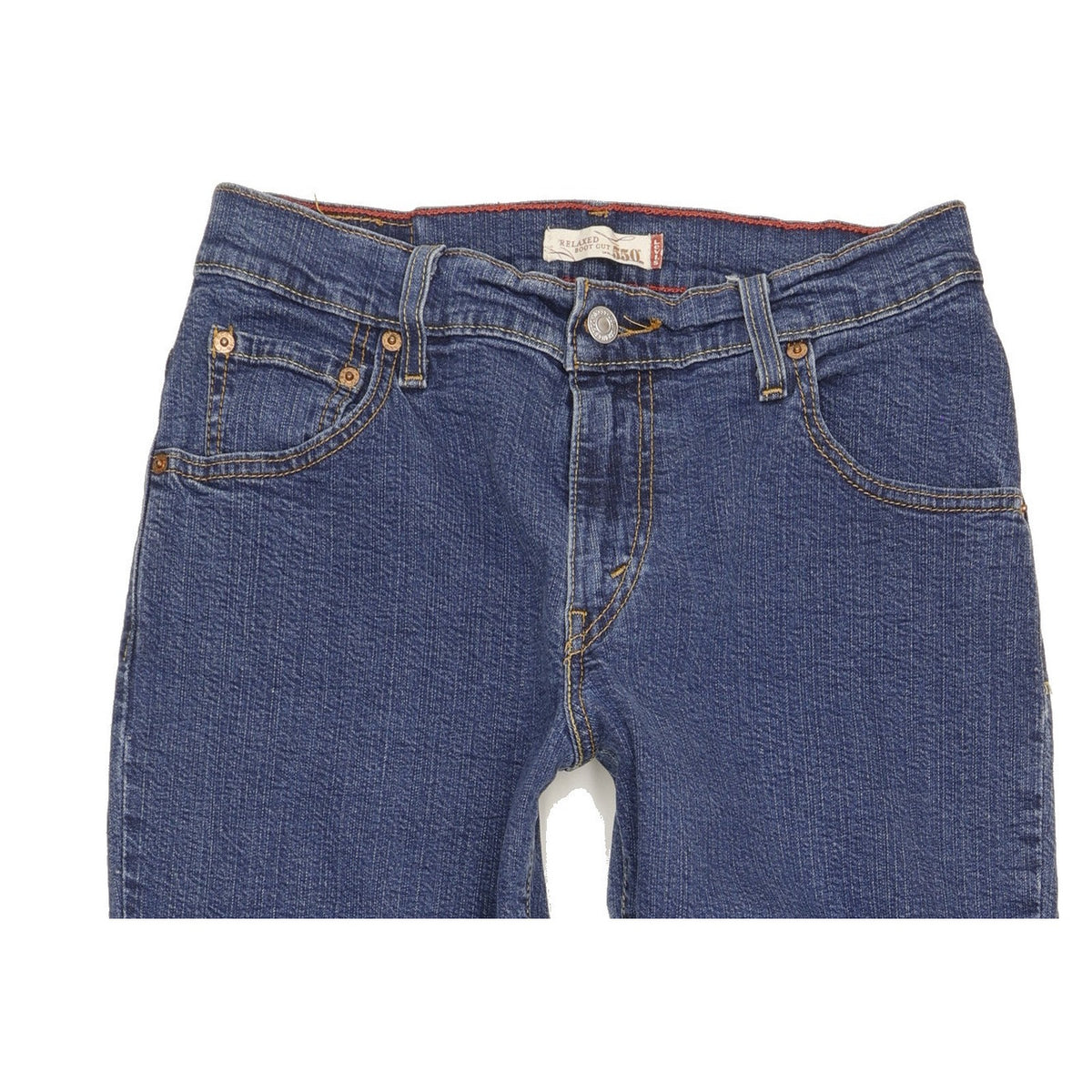 Levi's 550 Women Blue Bootcut Relaxed Stretch Jeans W28 L33