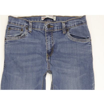 Levi's 511 Women Blue Straight Slim Stretch Jeans W30 L30