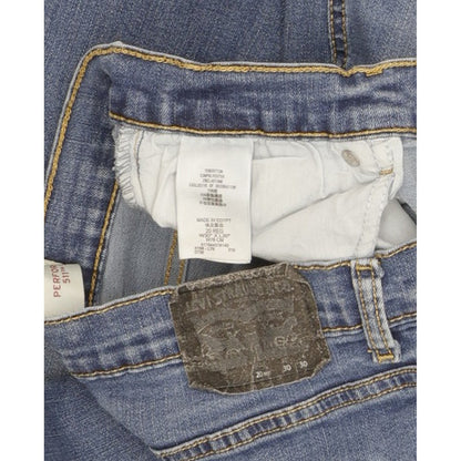 Levi's 511 Women Blue Straight Slim Stretch Jeans W30 L30
