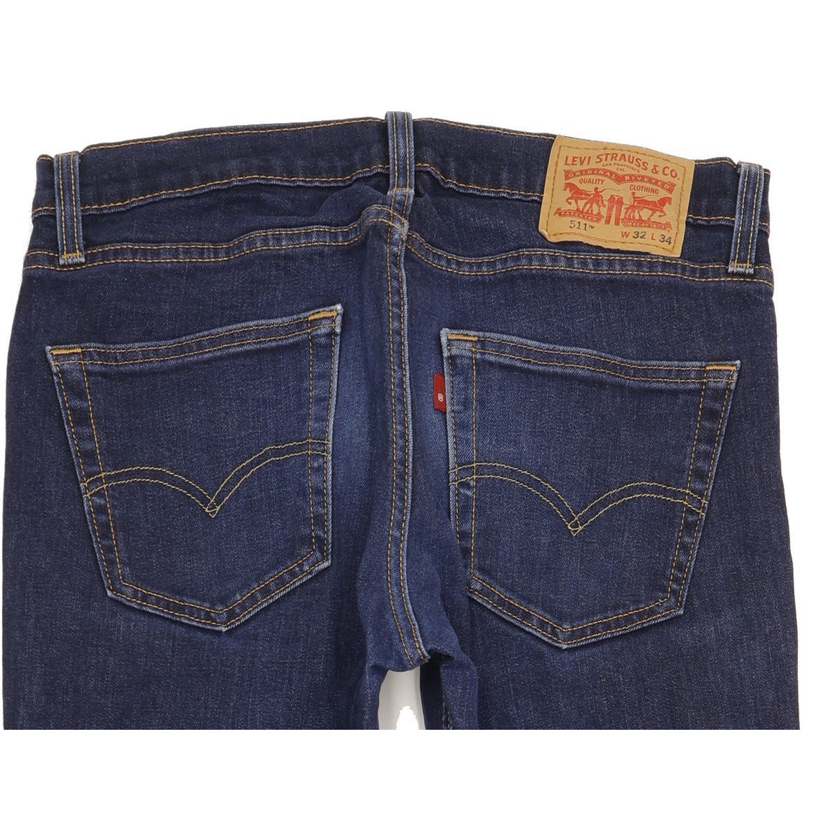 Levi's 511 Men Blue Straight Slim Stretch Jeans W32 L33