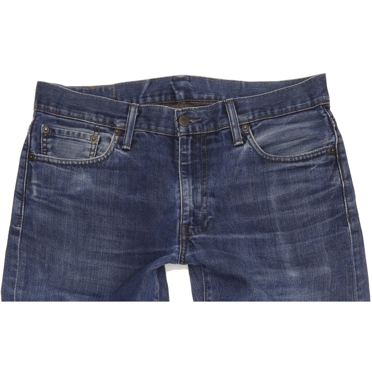 Levi's 504 Men Blue Straight Regular Jeans W33 L35