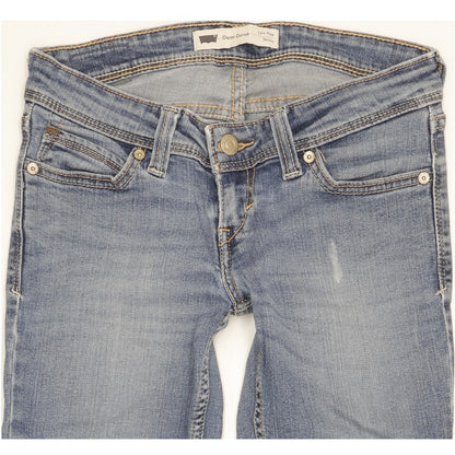 Levi's Demi Curve Women Blue Skinny Slim Stretch Jeans W25 L31