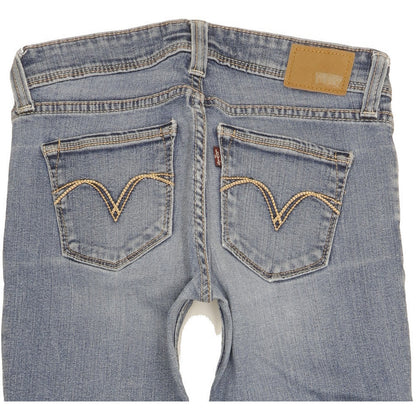 Levi's Demi Curve Women Blue Skinny Slim Stretch Jeans W25 L31