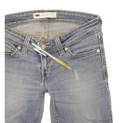 Levi's Demi Curve Women Blue Skinny Slim Stretch Jeans W25 L31