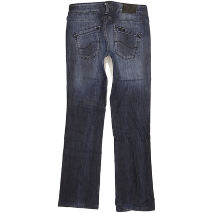Lee Cade Men Blue Bootcut Slim Jeans W29 L30