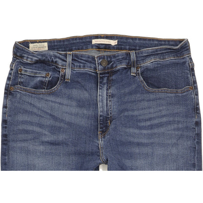 Levi's 721 Blue Skinny Slim Stretch Jeans High Waisted W34 L32
