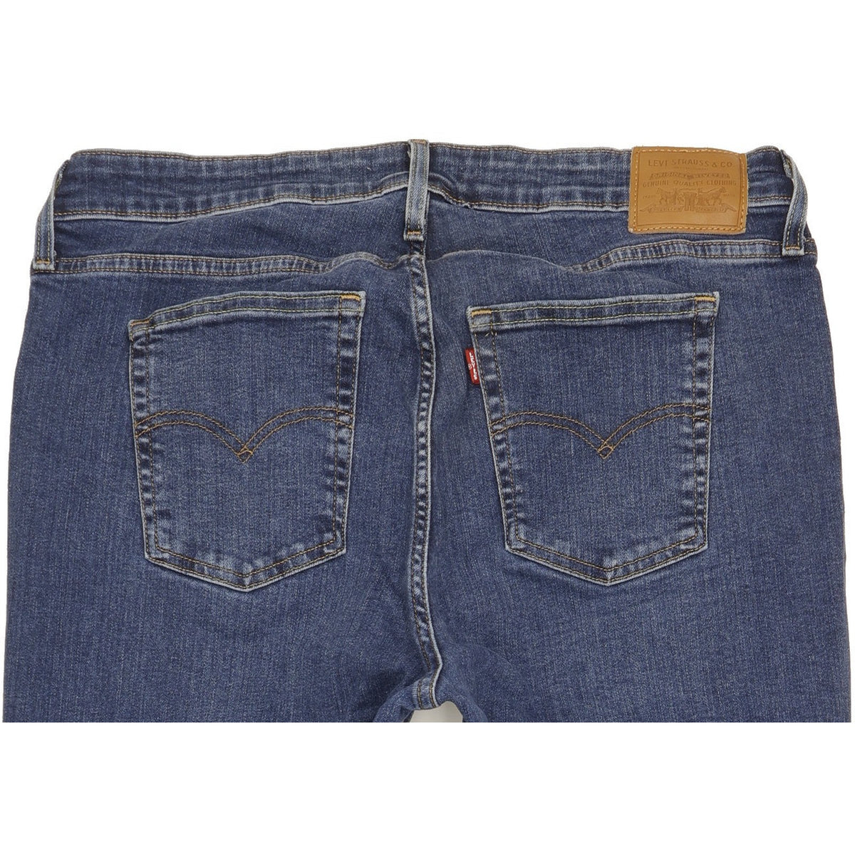 Levi's 721 Blue Skinny Slim Stretch Jeans High Waisted W34 L32