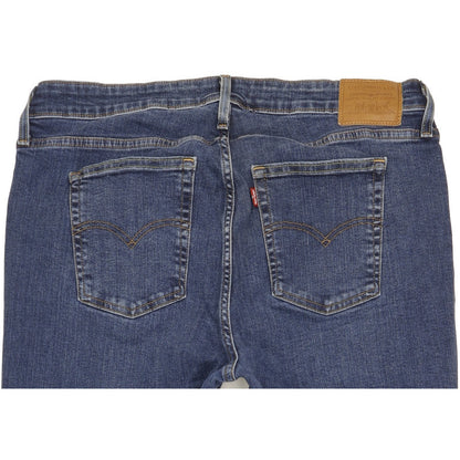 Levi's 721 Blue Skinny Slim Stretch Jeans High Waisted W34 L32