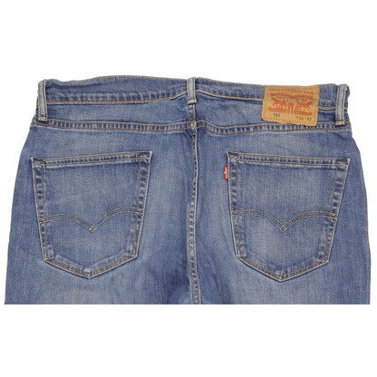 Levi's 751 Men Blue Straight Regular Stretch Jeans W36 L32