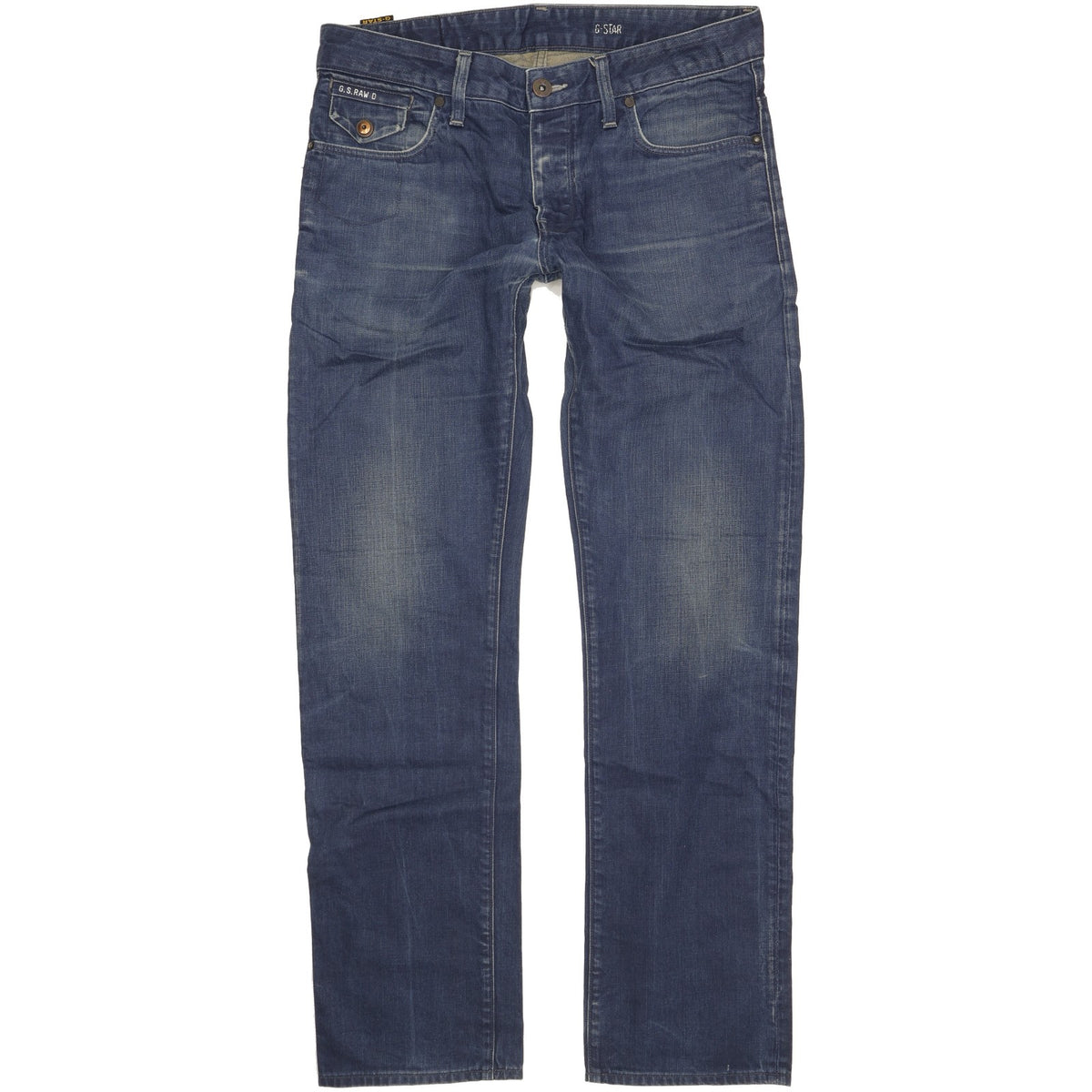 G-Star Morris Men Blue Straight Regular Jeans W33 L33