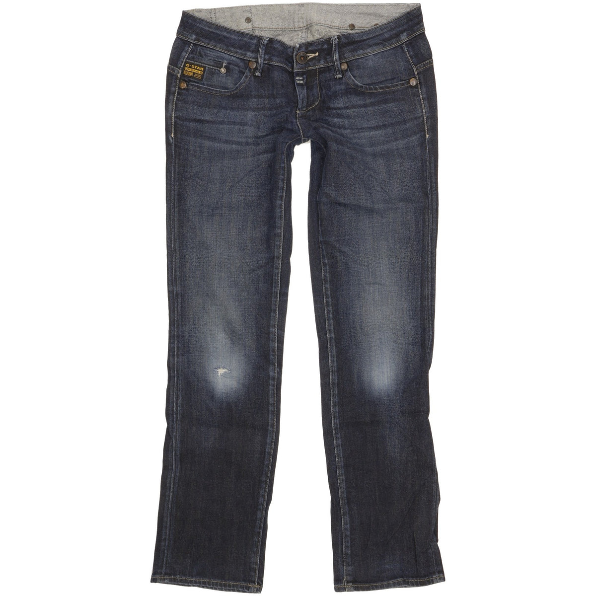 G-Star Midge Women Blue Straight Slim Stretch Jeans W29 L31